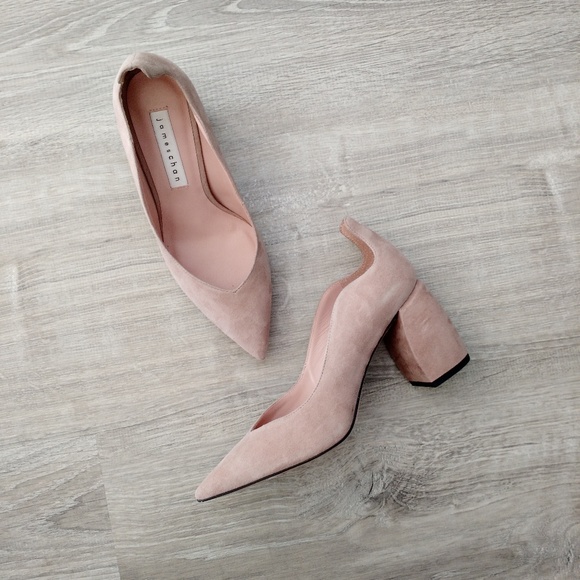 James Chan Shoes - James Chan Erin pointy toe wavy pumps Sz 6 NWOB